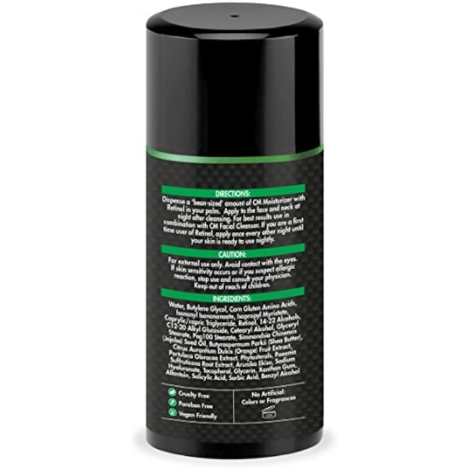 Chamuel Men MEN'S ANTI AGING FACE CREAM WITH 2. 5 PERCENT RETINOL- FACE MOISTURIZER RETINOL CREAM- REDUCE FACE & EYE WRINKLES, RESTORE AND MAINTAIN A YOUTHFUL APPEARANCE WHILE YOU SLEEP. D RESULTS - Image 3